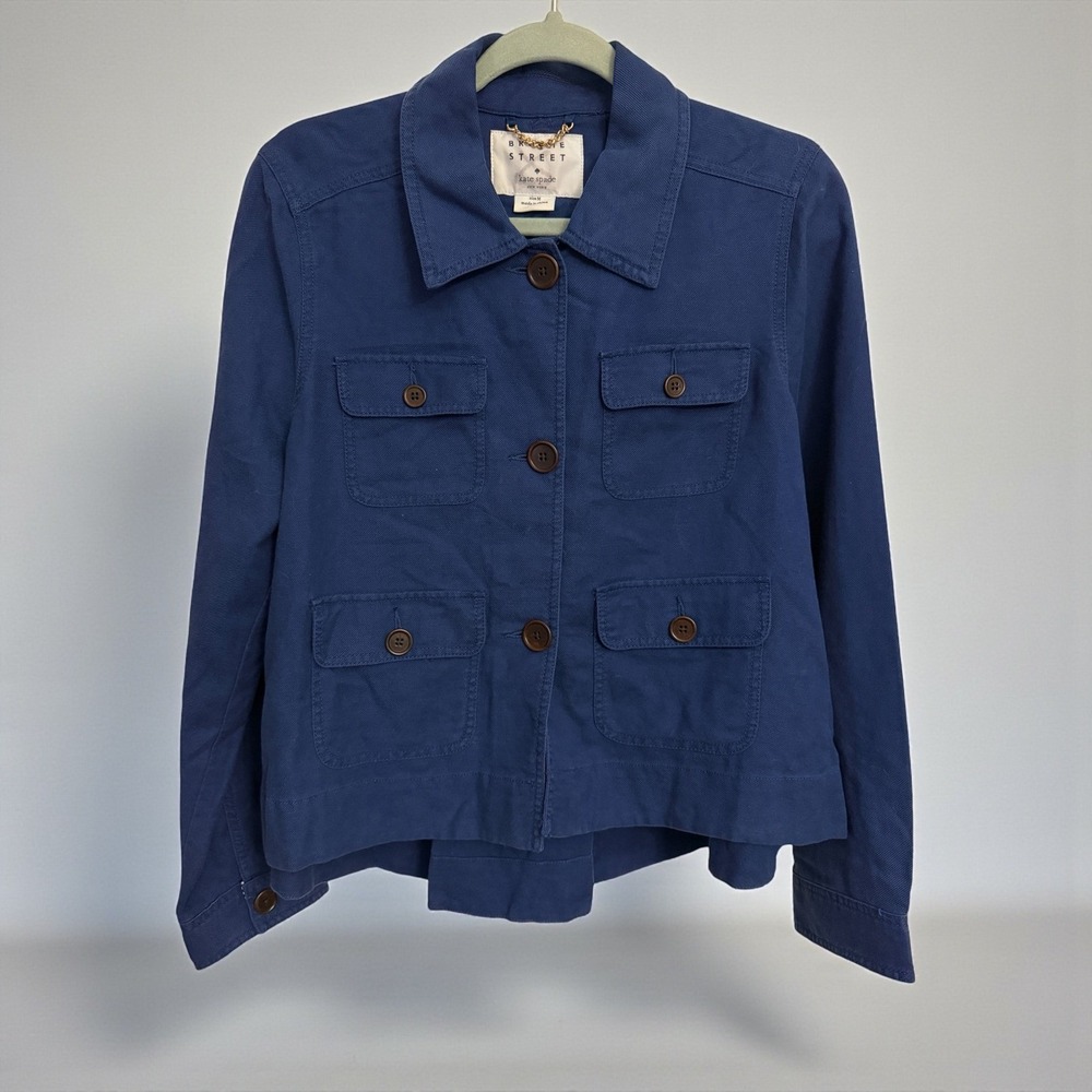 kate spade Navy Blue Utility Jacket